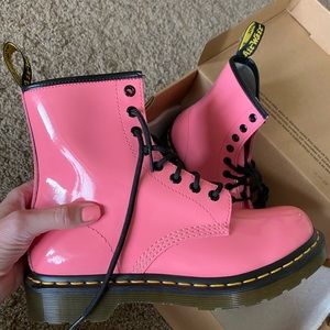 Pink Dr. Martens